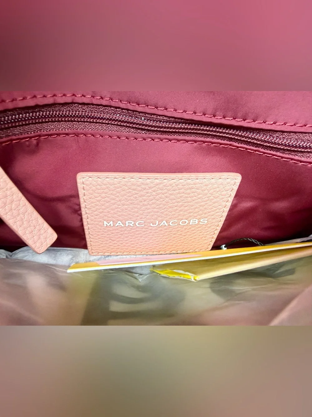 Marc Jacobs “the bold” Pink Leather bag